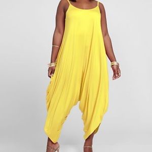 Yellow harem jumpsuit